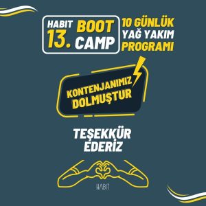 Bootcamp-13 Habit 10 Günlük Yağ Yakım Programı