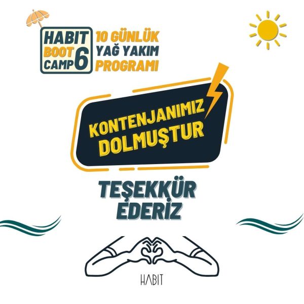 Bootcamp-6 Habit 10 Günlük Yağ Yakım Programı