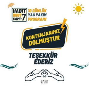 Bootcamp-7 Habit 10 Günlük Yağ Yakım Programı