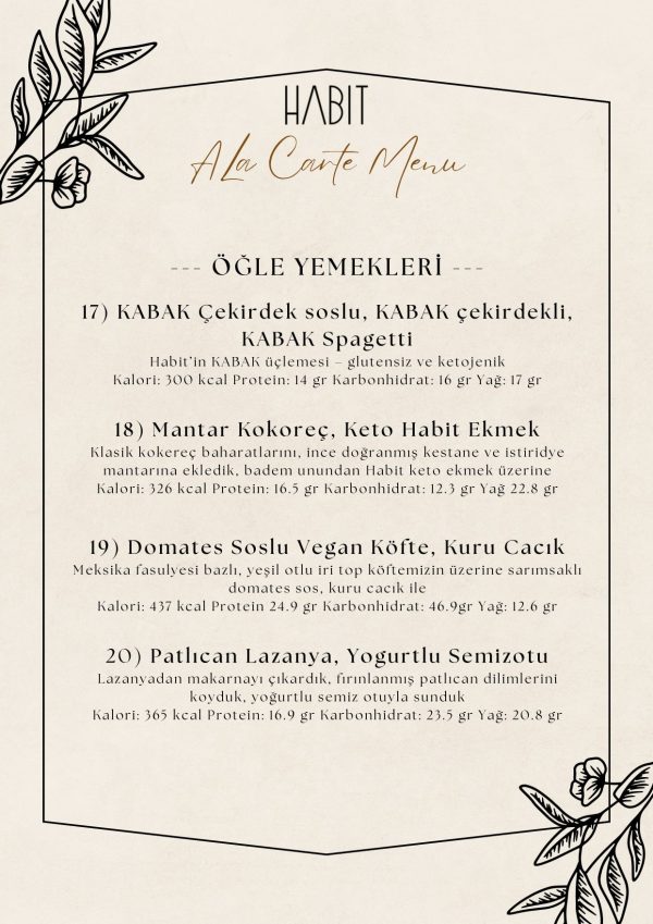 Habit A La Carte - Görsel 6